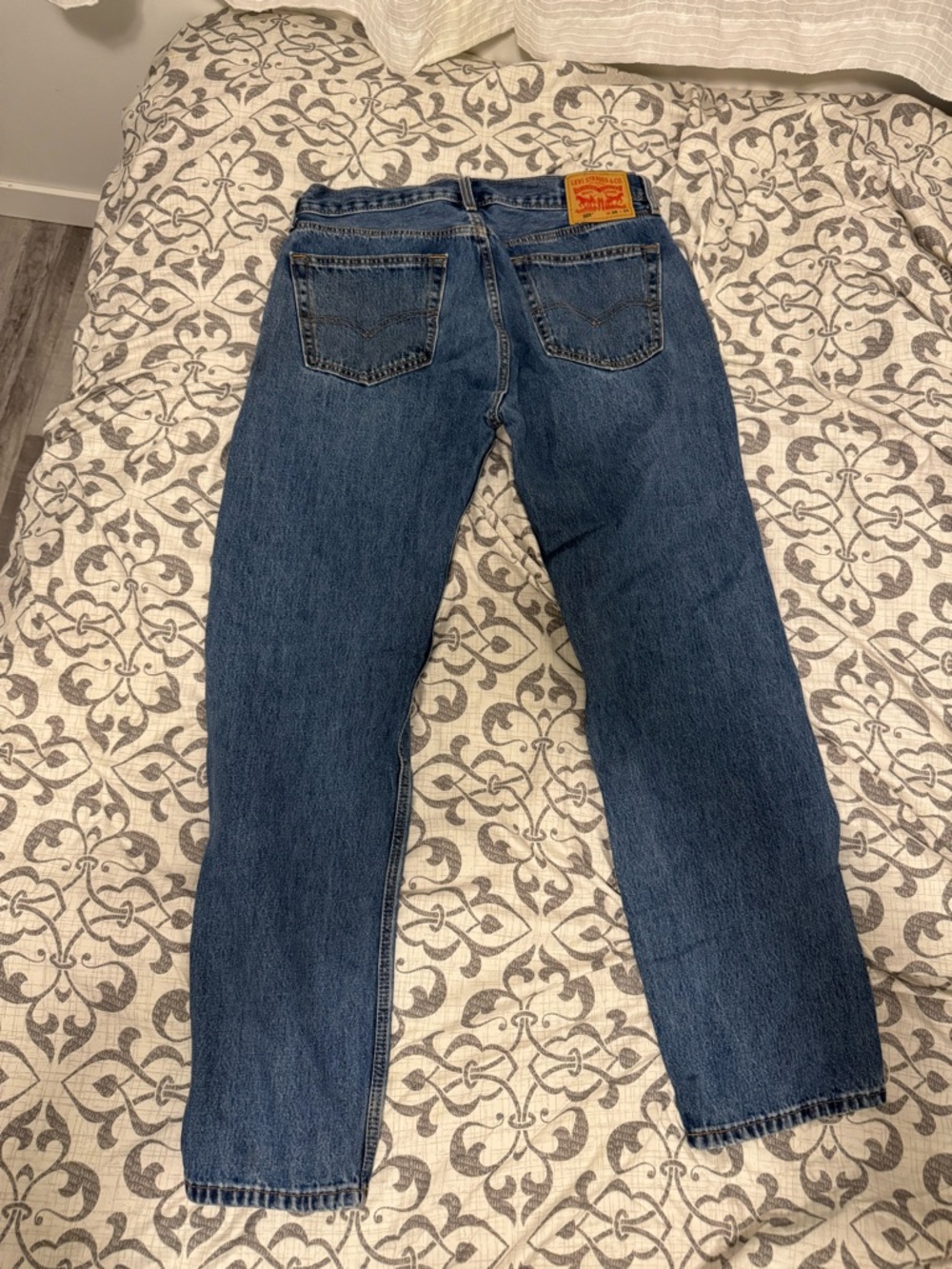 Levi's Men's Blue Straight Leg Denim Jeans